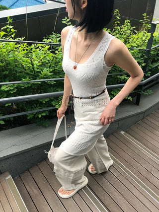 Side Pocket Tencel Cotton Wide Cargo Pants
