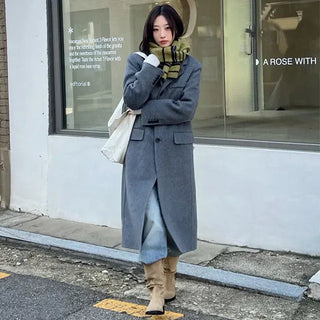 Handmade Wool Long Coat