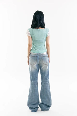 North Catwashed Flare Jeans