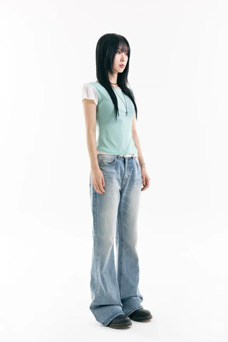 North Catwashed Flare Jeans