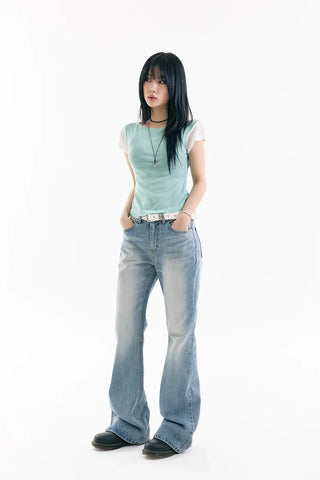 North Catwashed Flare Jeans