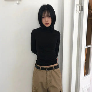 Rayon Turtleneck Long Sleeve Warmer