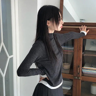 Cha Cha Rayon Turtleneck Long Sleeve