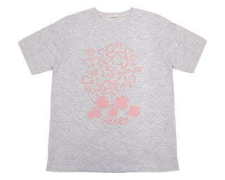Flower Print Boxy Short Sleeve T-shirt