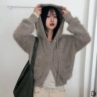 Holly Winter Fur Cardigan