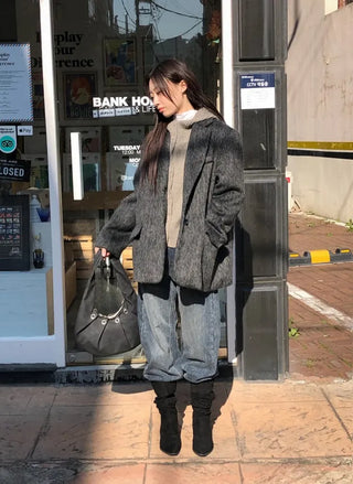 Suede Shirred Long Boots