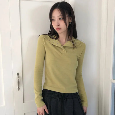 Knitted Turtleneck Long Sleeve