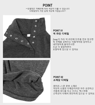 Knitted Turtleneck Long Sleeve
