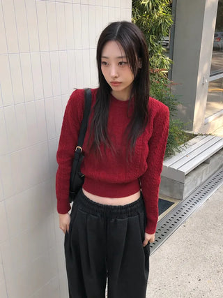Laco Cable Knit Round Neck Knit