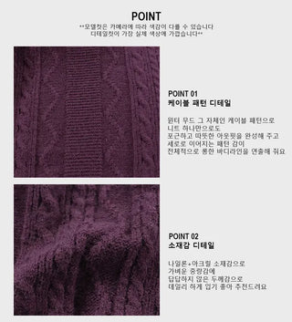 Laco Cable Knit Round Neck Knit