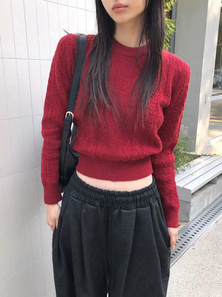 Laco Cable Knit Round Neck Knit
