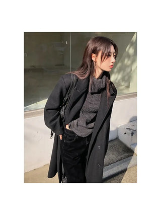 Yves Asymmetrical Knit Zip-up
