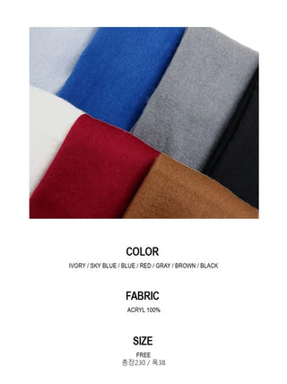 Heavy Long Boucle Muffler