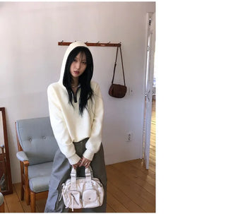 J Hooded Knit