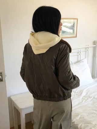 J Hooded Knit
