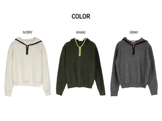 J Hooded Knit