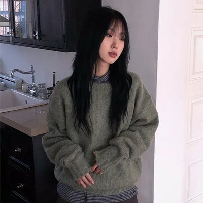 Mori Round Boucle Knit