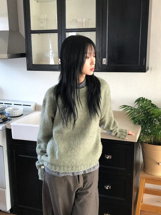 Mori Round Boucle Knit