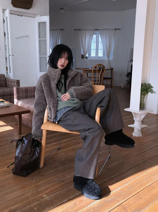 Mori Round Boucle Knit