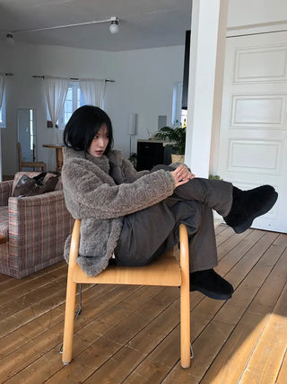 Mori Round Boucle Knit