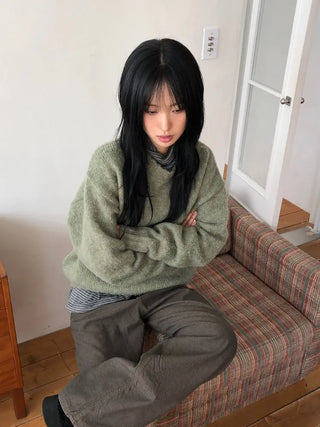 Mori Round Boucle Knit