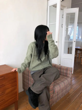 Mori Round Boucle Knit