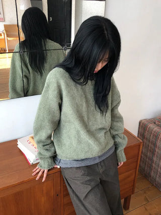 Mori Round Boucle Knit