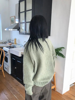 Mori Round Boucle Knit