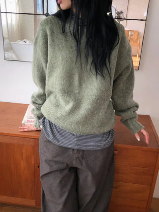 Mori Round Boucle Knit