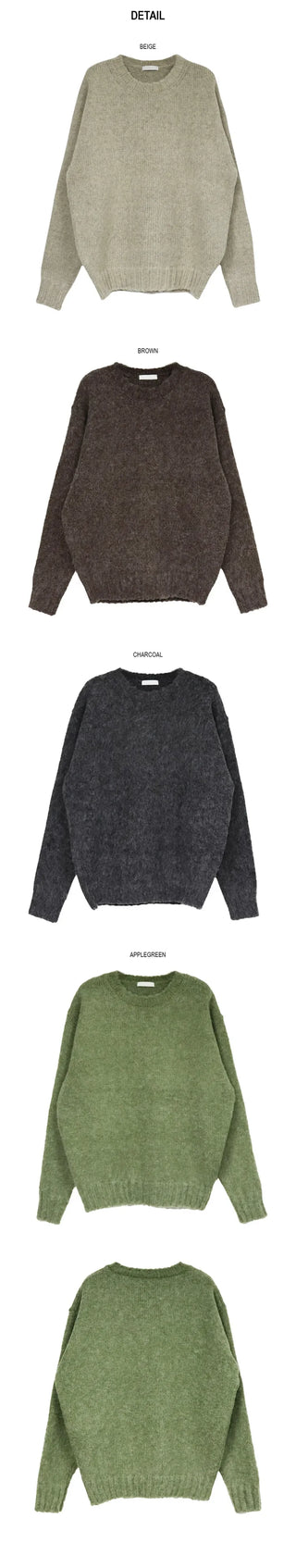 Mori Round Boucle Knit