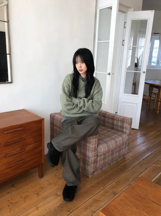 Mori Round Boucle Knit