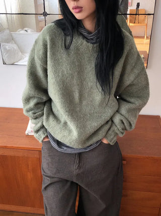 Mori Round Boucle Knit