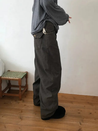 Bolt Wash Wide Jeans