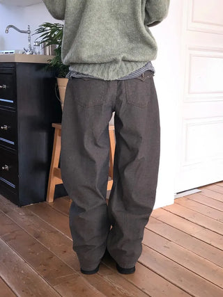 Bolt Wash Wide Jeans
