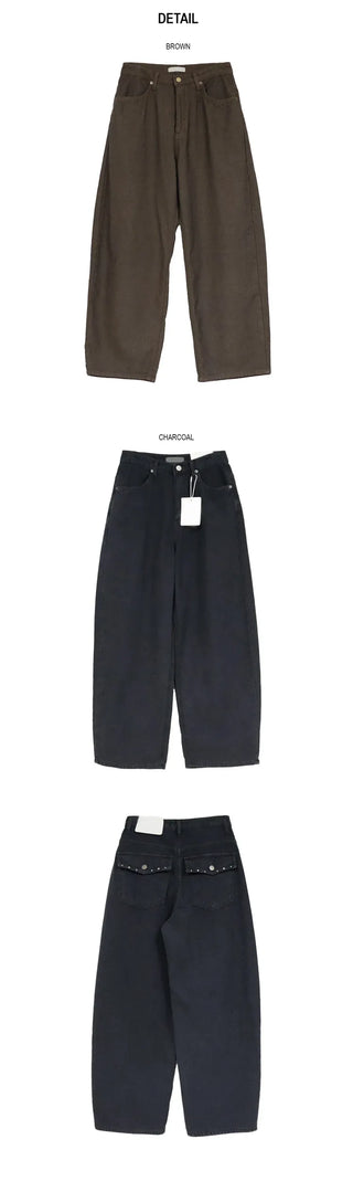Bolt Wash Wide Jeans