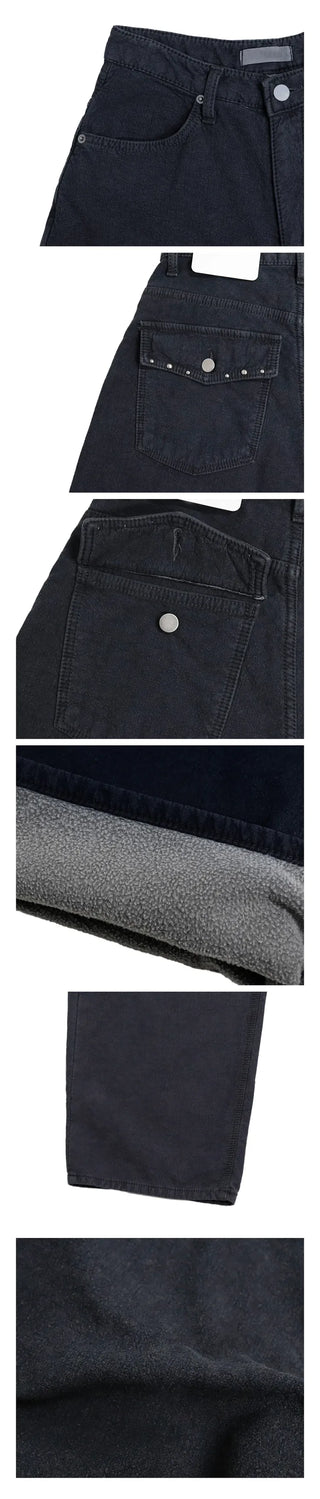 Bolt Wash Wide Jeans