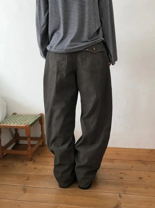 Bolt Wash Wide Jeans
