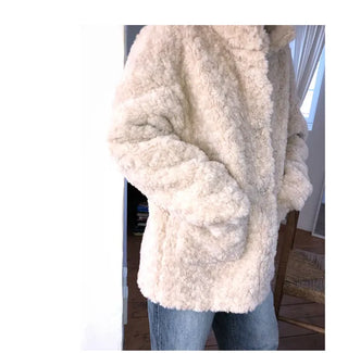 Turtleneck Long Sherpa Jacket
