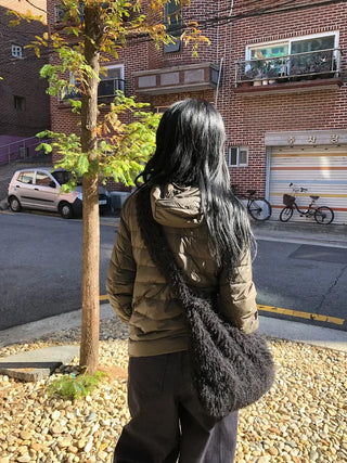Poodle Fur Two-way Bag