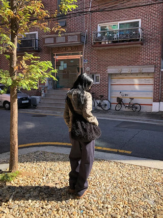 Poodle Fur Two-way Bag