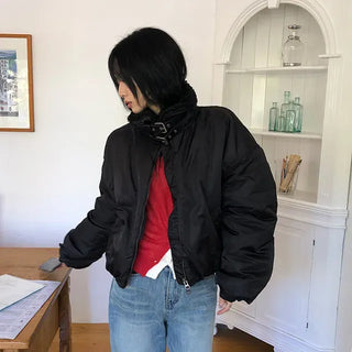 Tumble Shearling Bomber Jacket