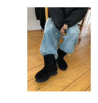 Tumble Shearling Bomber Jacket