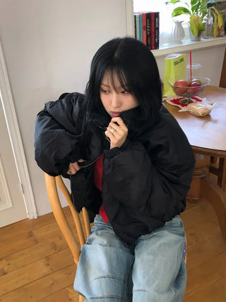 Tumble Shearling Bomber Jacket