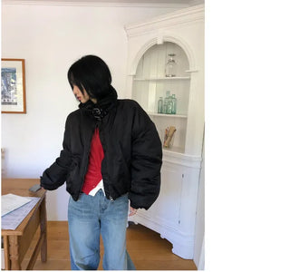 Tumble Shearling Bomber Jacket