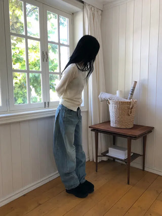 Wool Round Cardigan