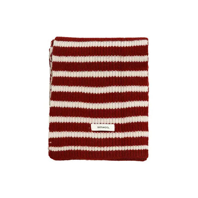 Holly Wool Striped Scarf