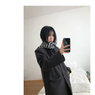 Holly Wool Striped Scarf