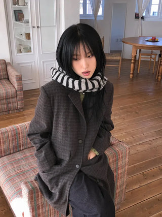 Holly Wool Striped Scarf