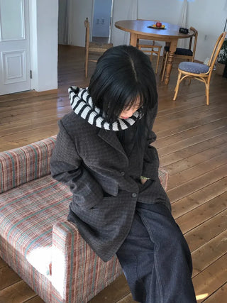 Holly Wool Striped Scarf