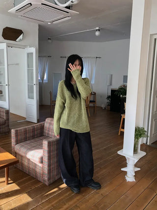 Single Check Wool Long Coat